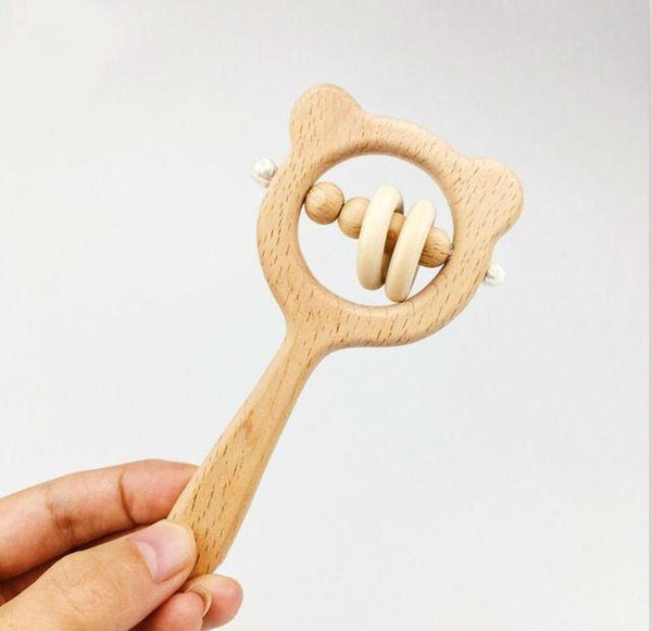 Hand Teething Wooden Ring