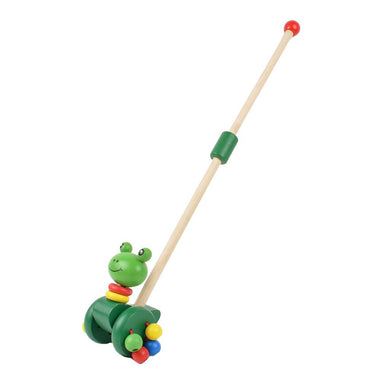 Wooden Hand Frog Push And Pull Animal