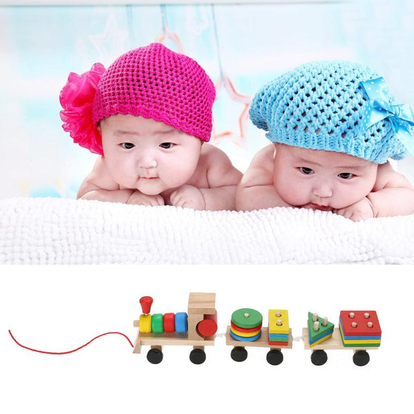 Vehicle Blocks Train Educational Kid