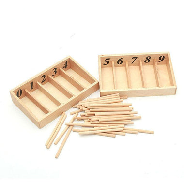 Spindles Mathematics Learning Wooden Toys