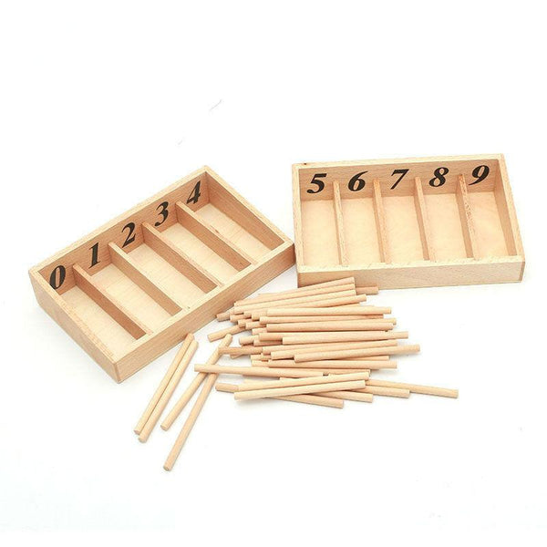 Spindles Mathematics Learning Wooden Toys