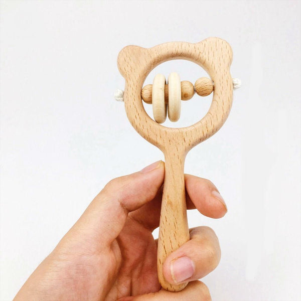 Hand Teething Wooden Ring