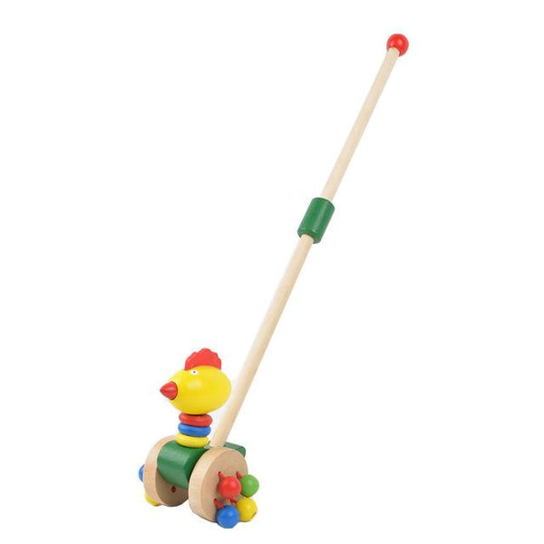 Wooden Hand Frog Push And Pull Animal
