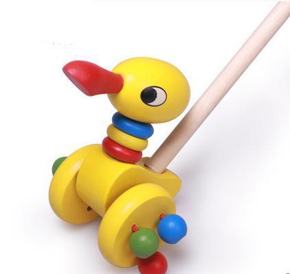 Wooden Hand Frog Push And Pull Animal
