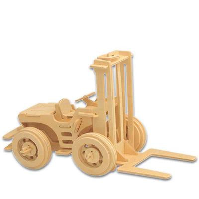 Wooden Puzzle Engineering Truck
