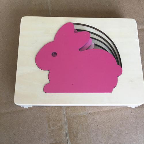 Animals Puzzle Multilayer Jigsaw Baby Wooden Toys